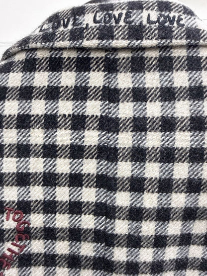 VILAGALLO chaqueta lana vichy jacket