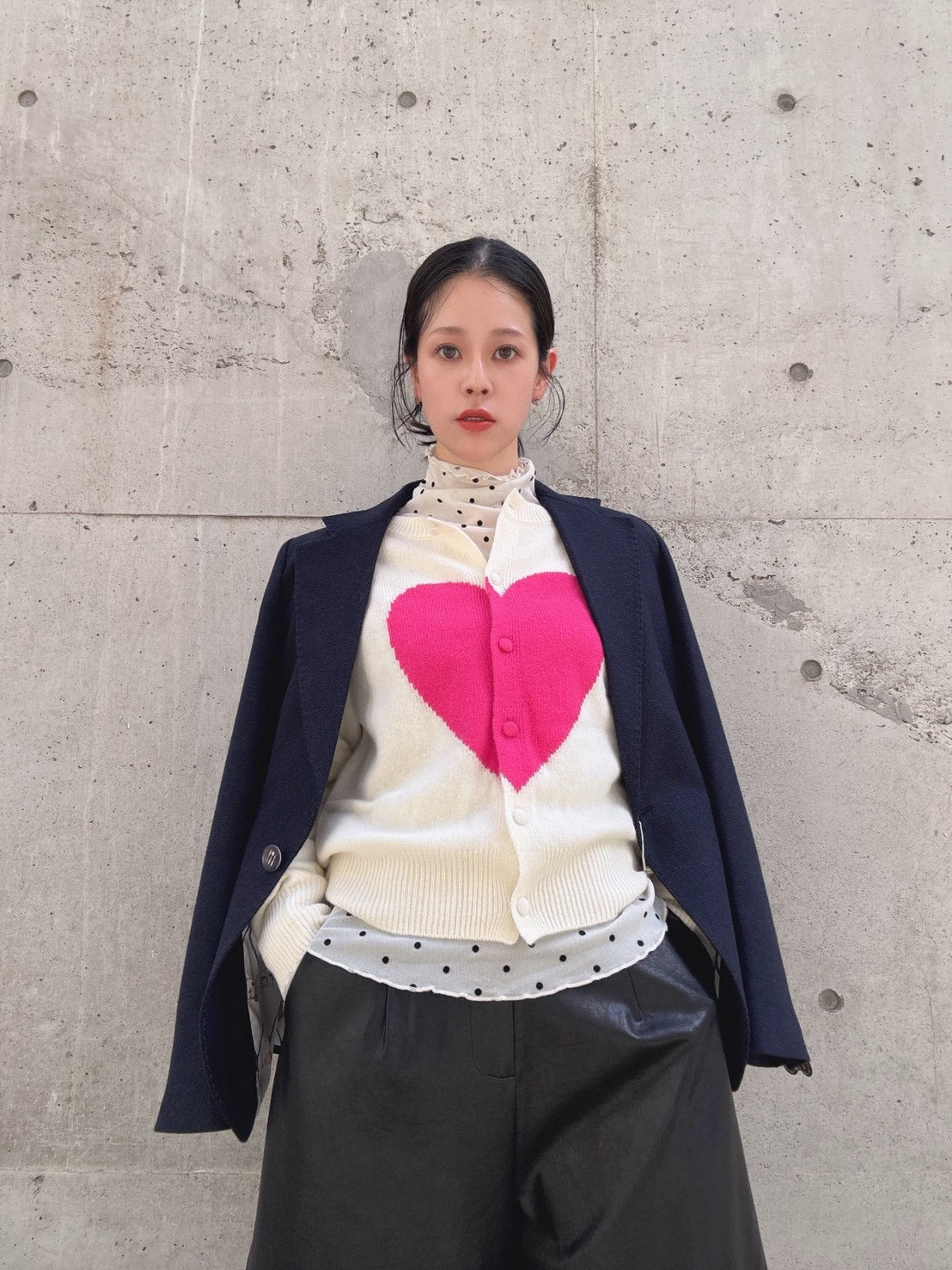 VILAGALLO CHAQUETA LANA MARINO jkt
