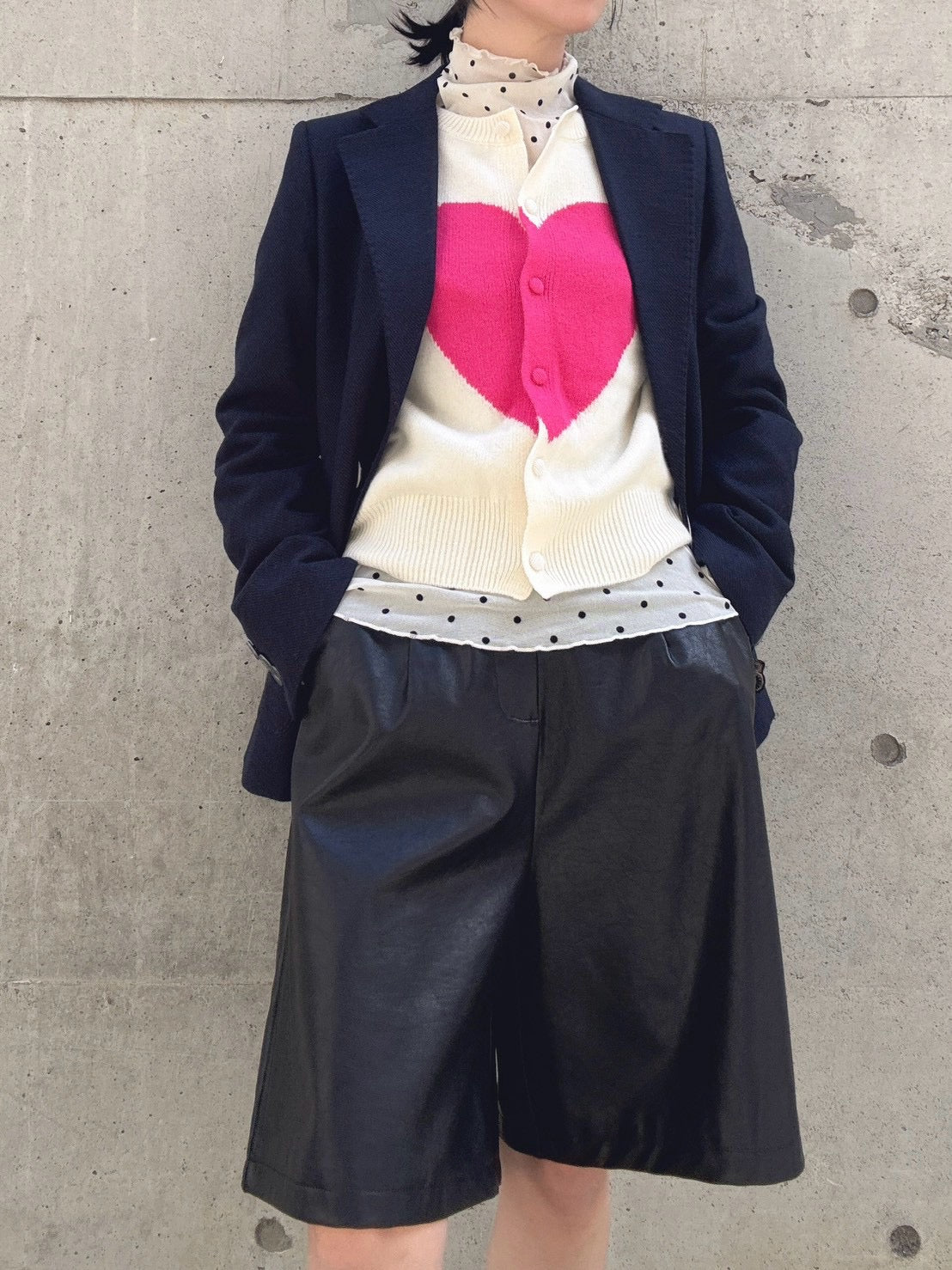 VILAGALLO CHAQUETA LANA MARINO jkt
