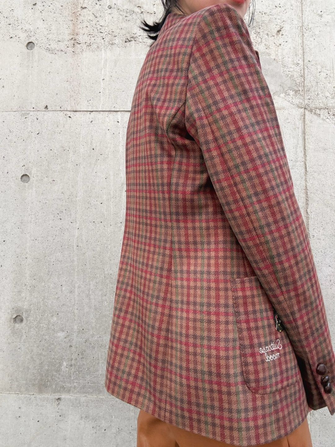 VILAGALLO chaqueta bordado hotelpata de gallo teja jacket