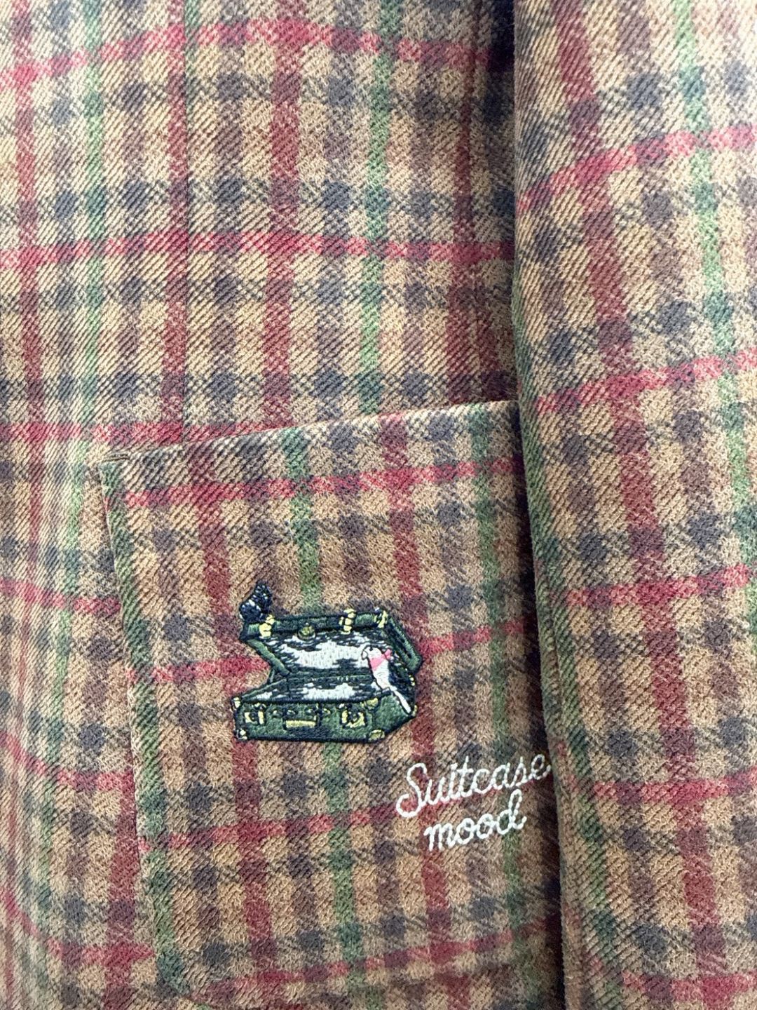 VILAGALLO chaqueta bordado hotelpata de gallo teja jacket