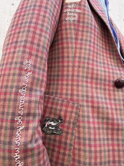 VILAGALLO chaqueta bordado hotelpata de gallo teja jacket