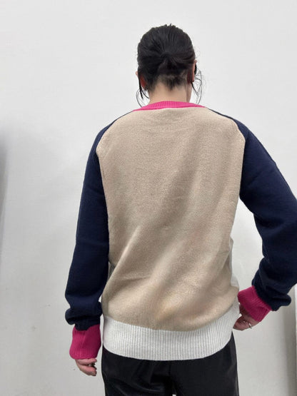 VILAGALLO jersey ski rosay marino wool knit
