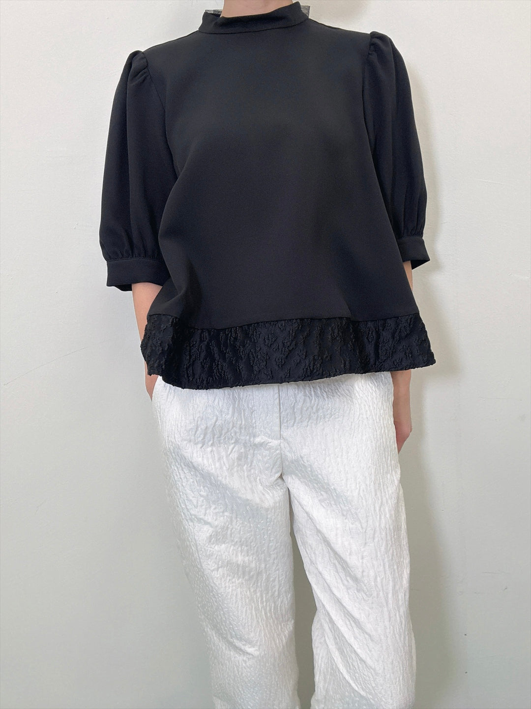 ribbon blouse