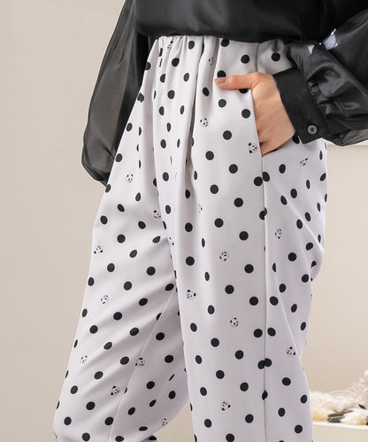 panda × dot pants