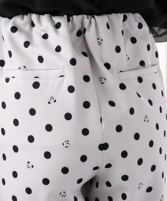 panda × dot pants