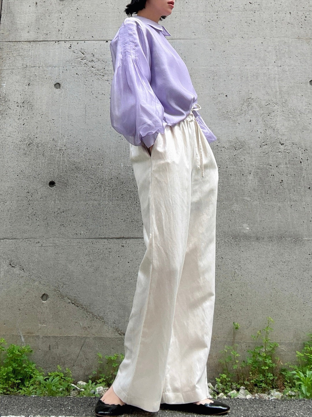 bright organdy blouse