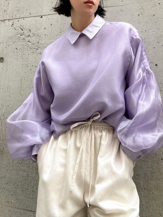 bright organdy blouse