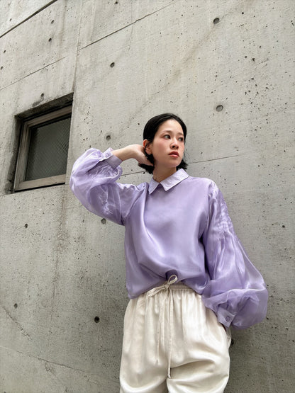 bright organdy blouse