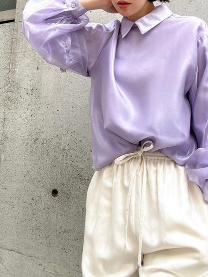 bright organdy blouse