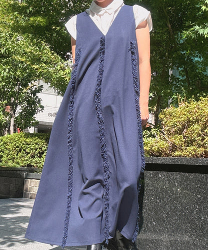 fringe long onepiece