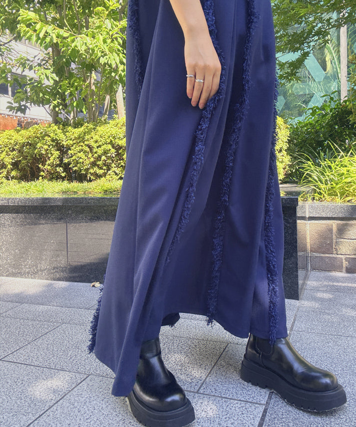 fringe long onepiece