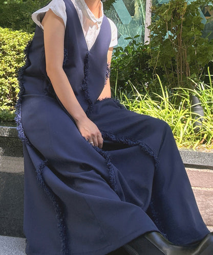 fringe long onepiece