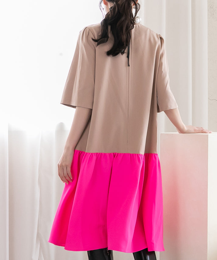 fringe long onepiece – miele grande