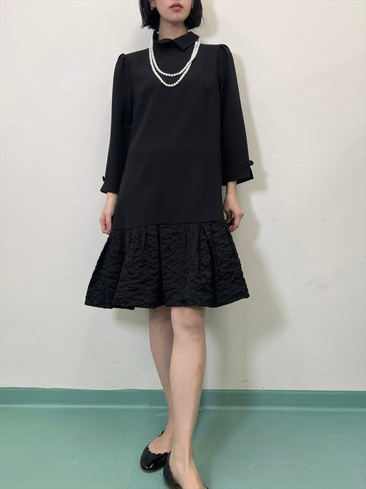 hem switching frills onepiece