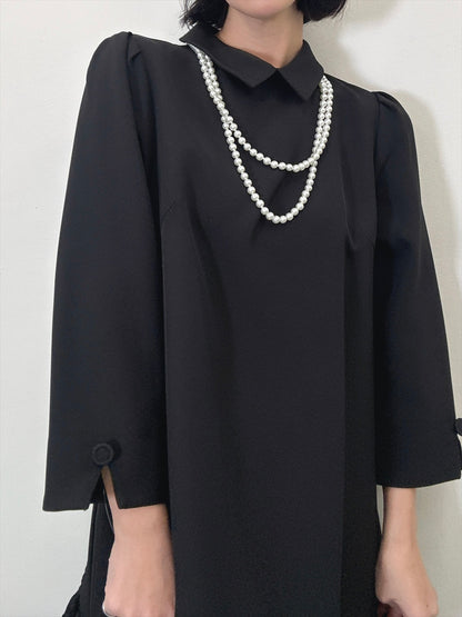 hem switching frills onepiece