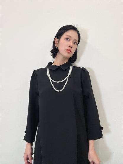 hem switching frills onepiece