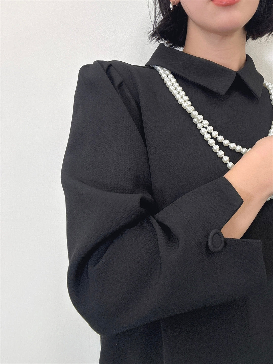 hem switching frills onepiece