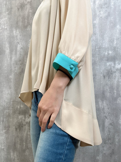 small collar blouse