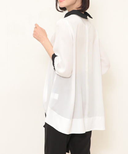 small collar blouse