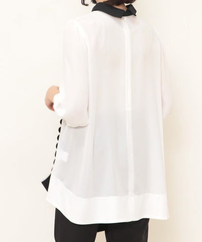 small collar blouse