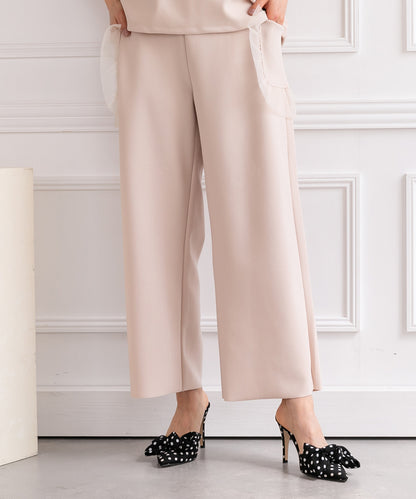 tulle  frills pocket pants