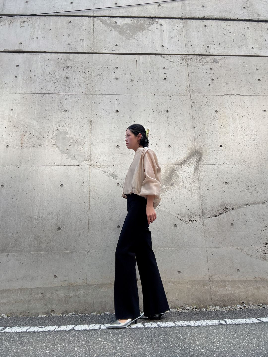 split-hem pants