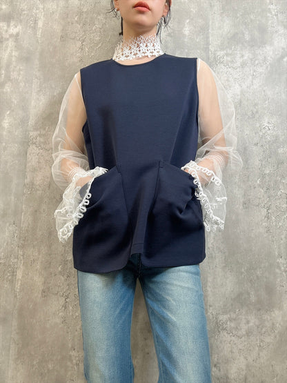 big pocket gilet