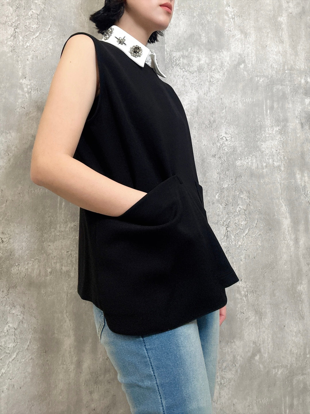big pocket gilet