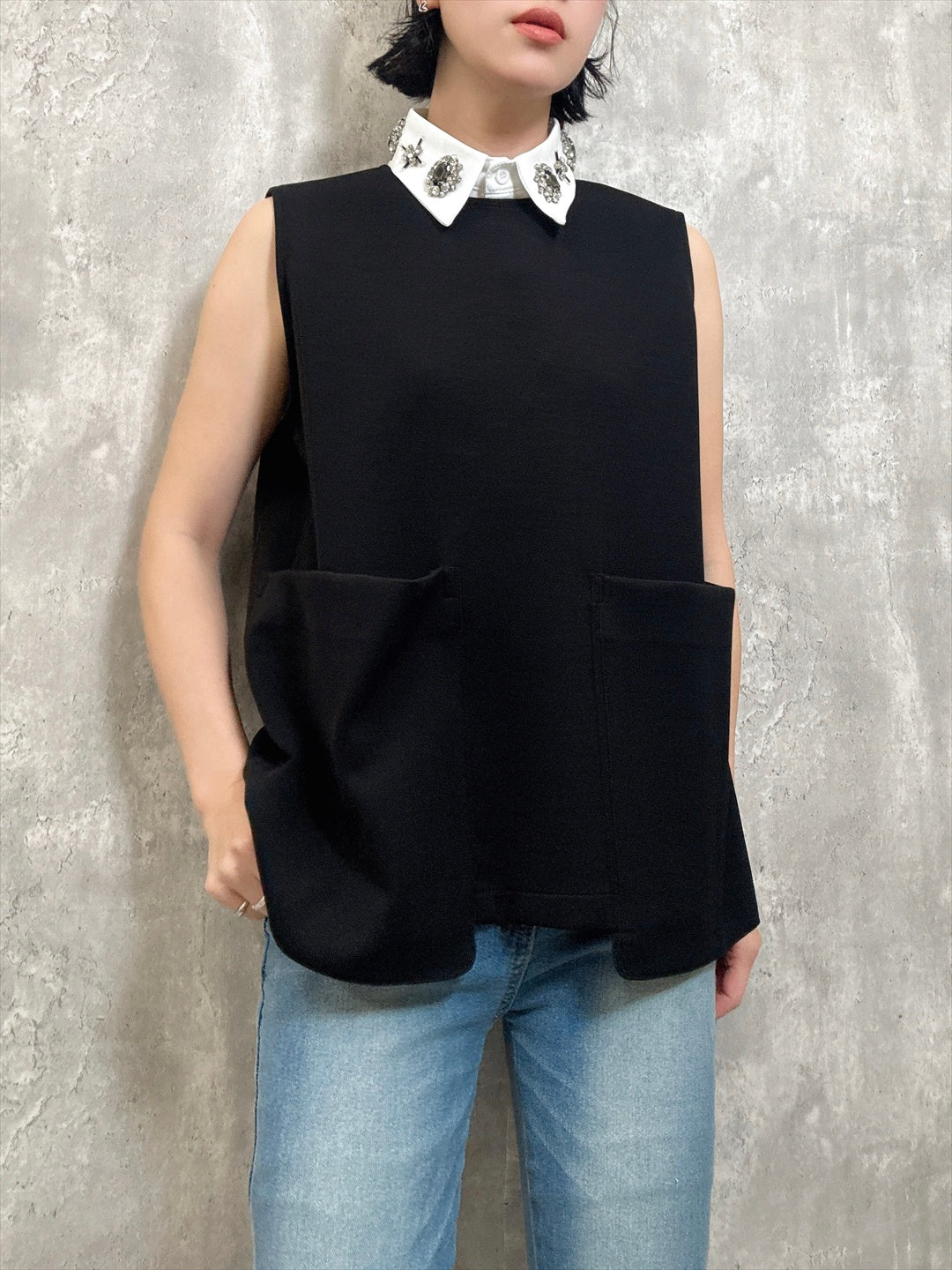 big pocket gilet