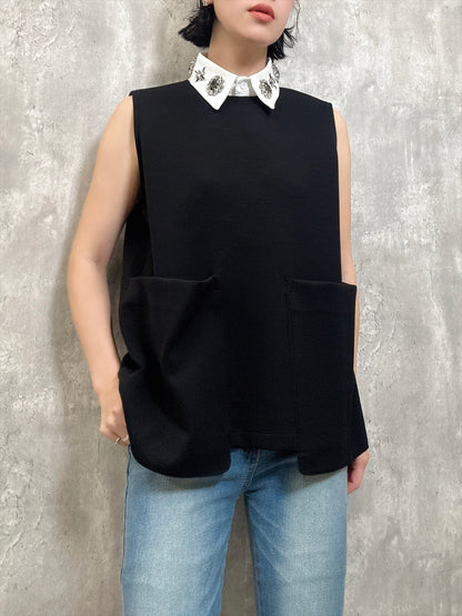 big pocket gilet
