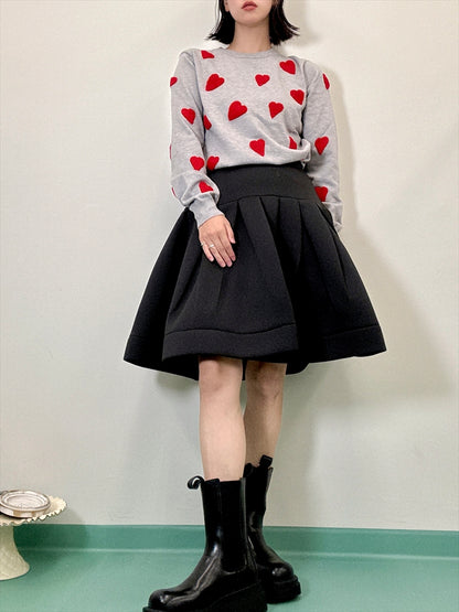 bonding flare mini skirt