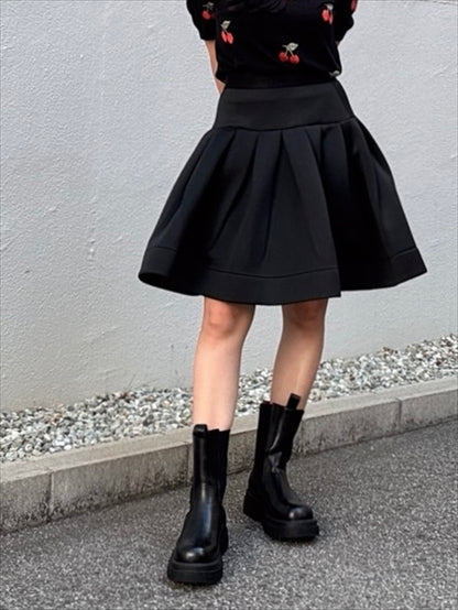 bonding flare mini skirt