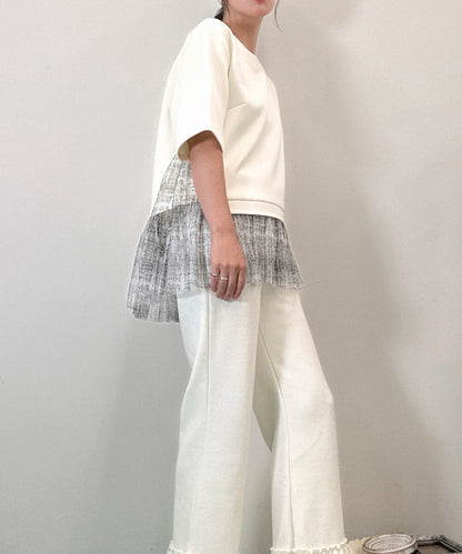 hem check frills cut and sew