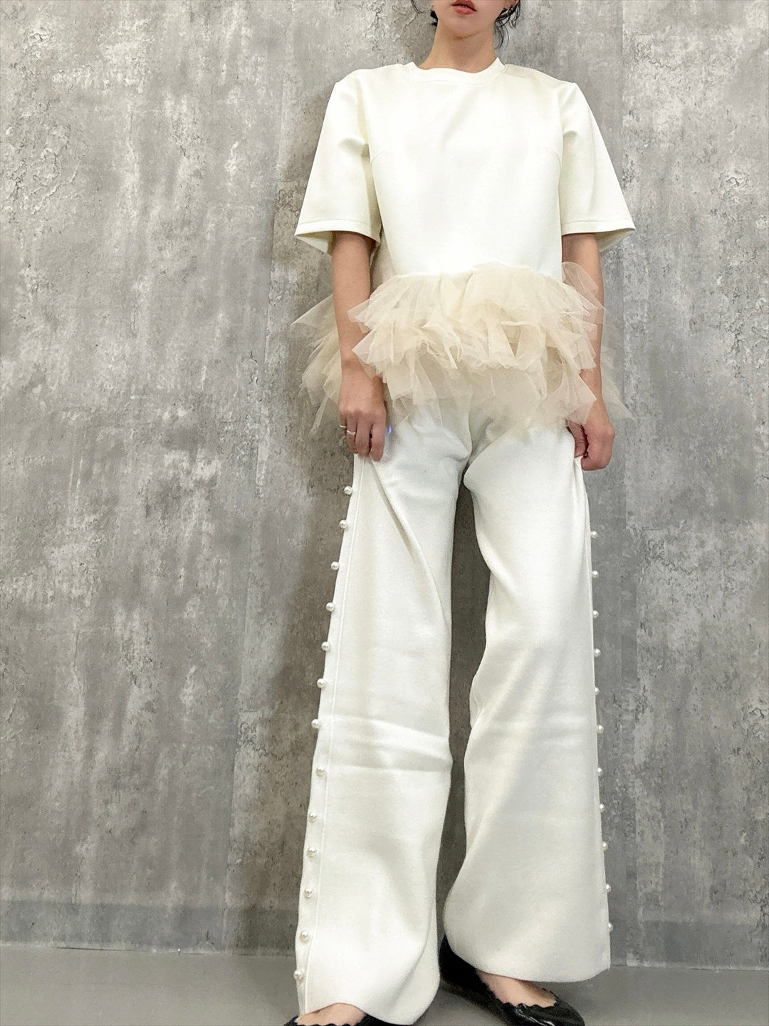 hem tulle cut and sew