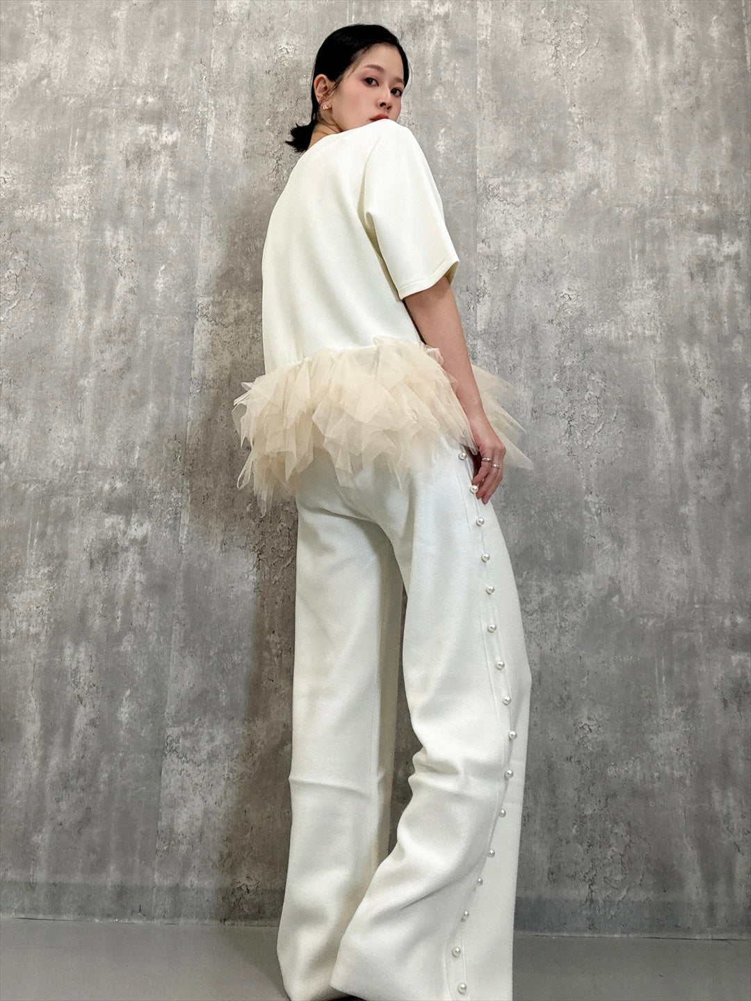 hem tulle cut and sew