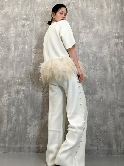 hem tulle cut and sew