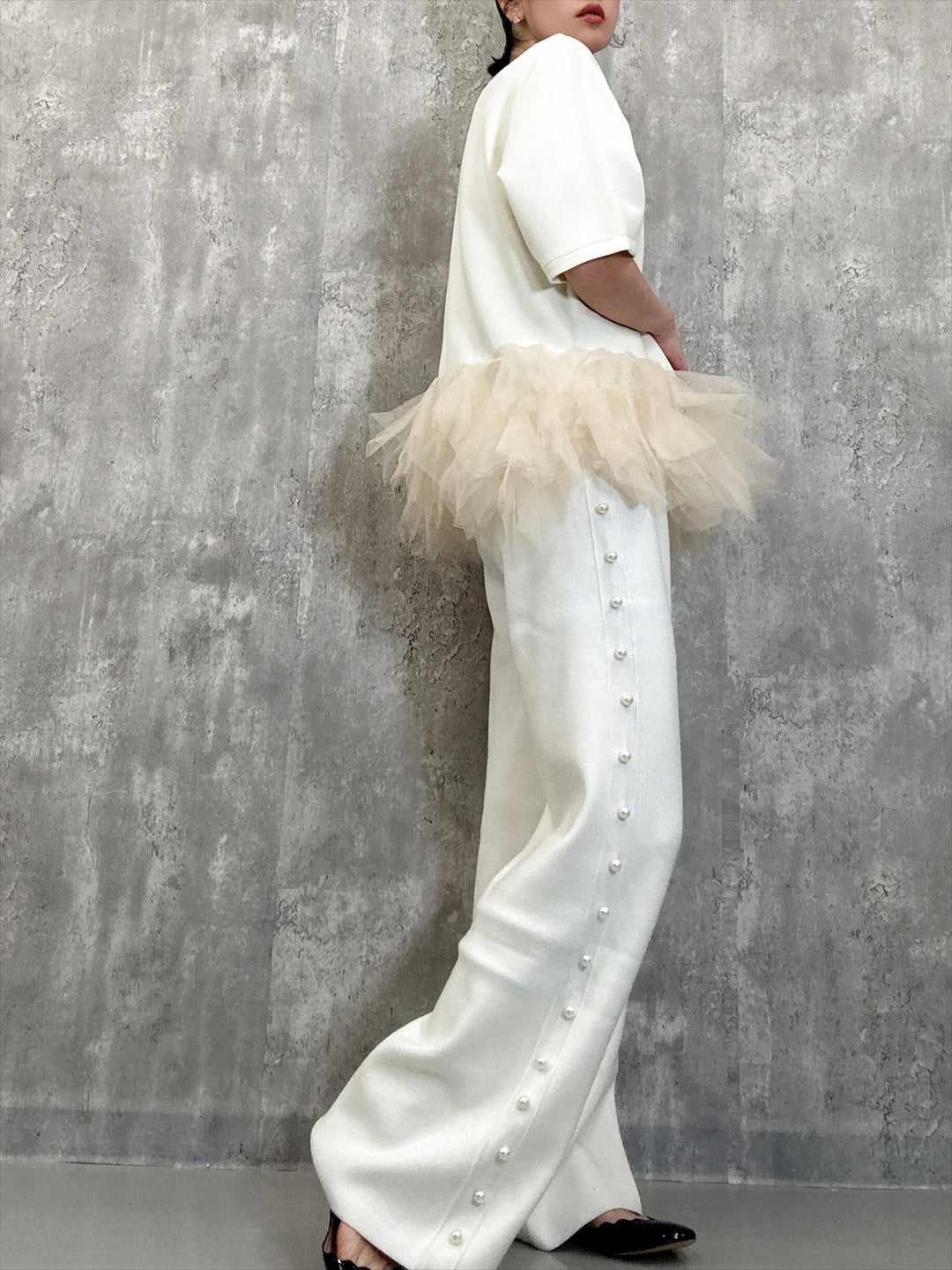 hem tulle cut and sew
