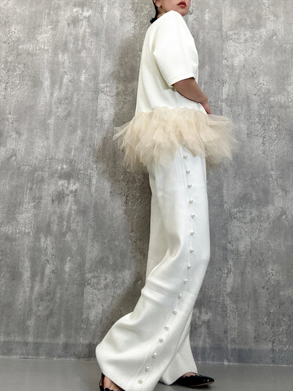 hem tulle cut and sew