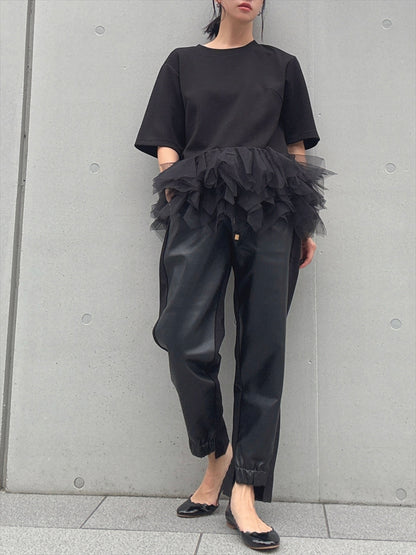 hem tulle cut and sew