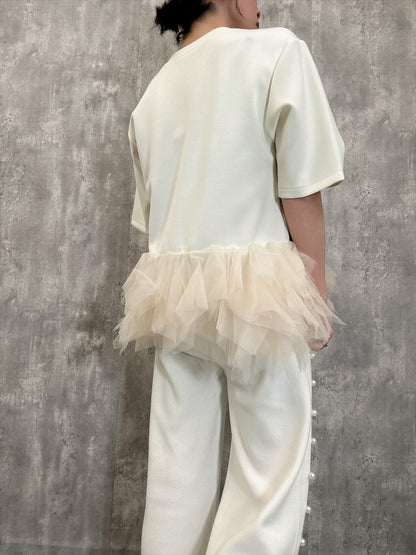 hem tulle cut and sew