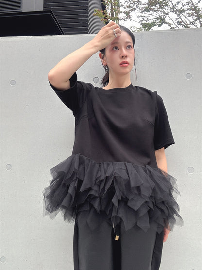 hem tulle cut and sew