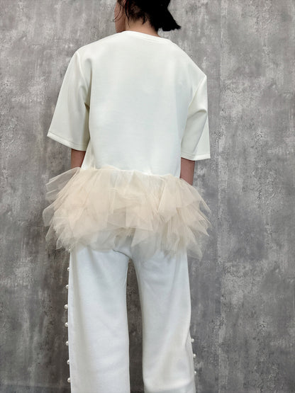hem tulle cut and sew