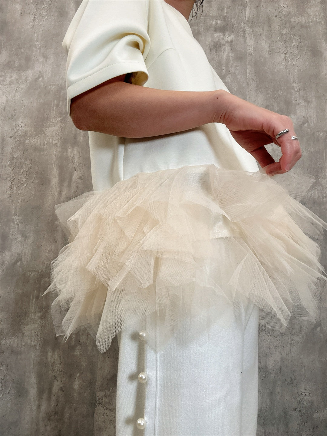 hem tulle cut and sew