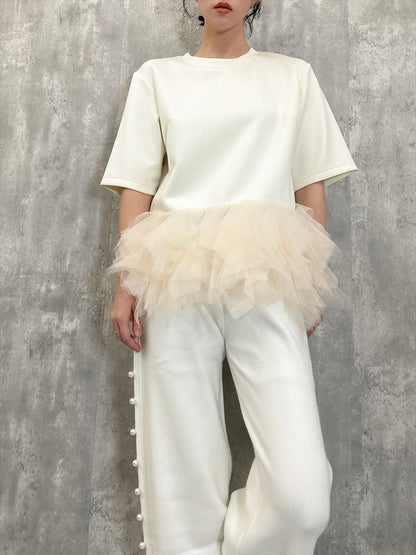 hem tulle cut and sew