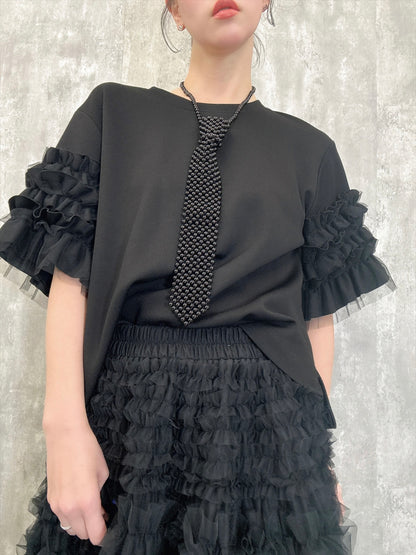 sleeve tulle cut and sew