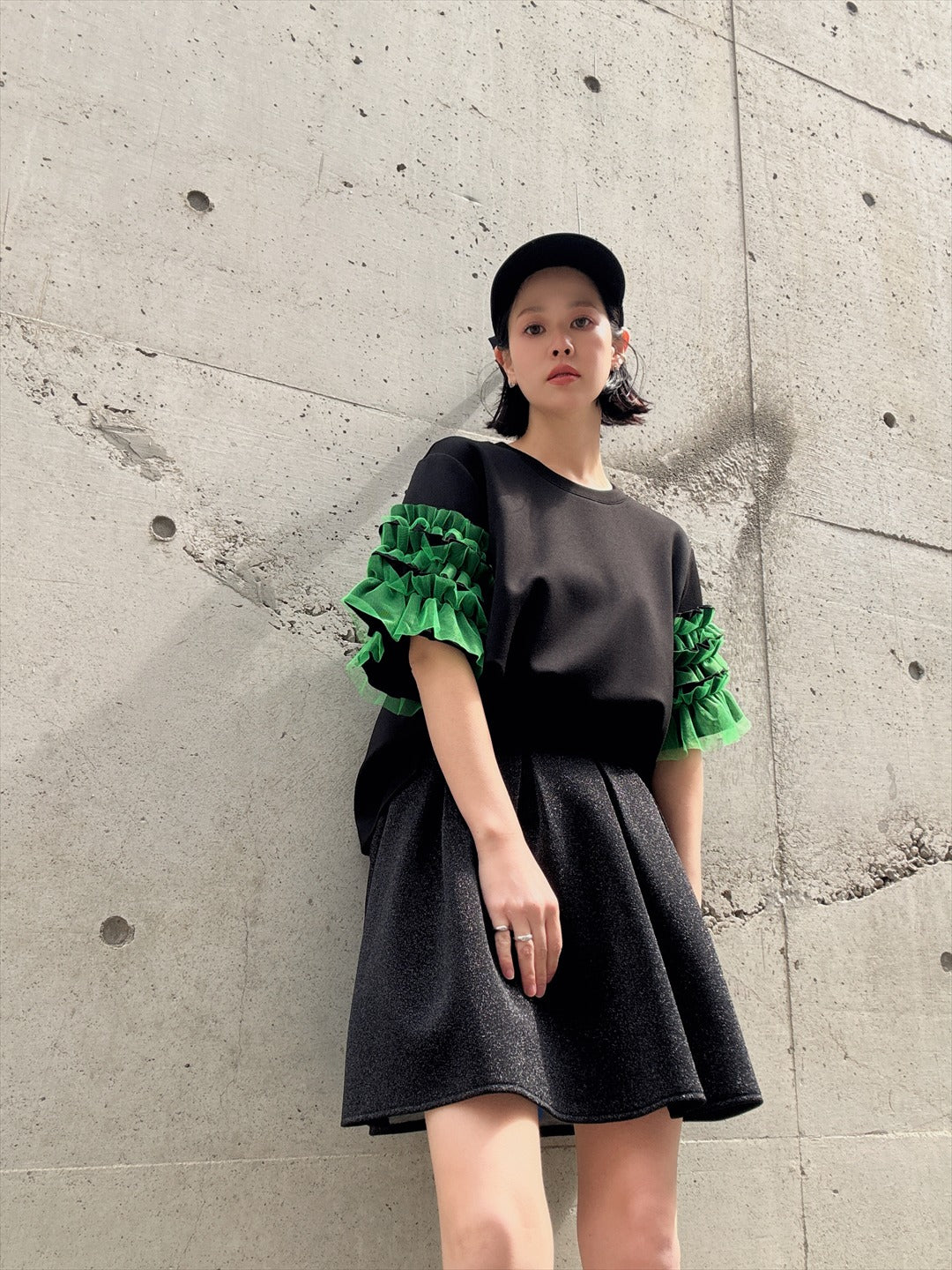 sleeve tulle cut and sew