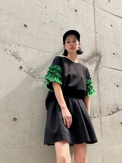 sleeve tulle cut and sew
