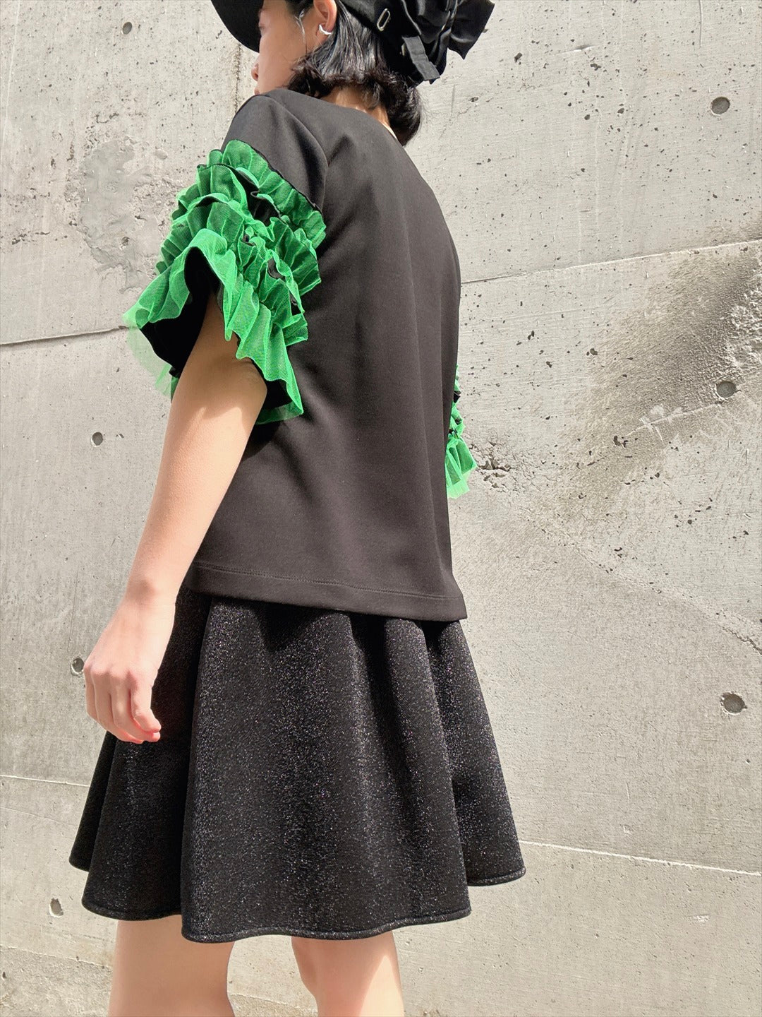 sleeve tulle cut and sew