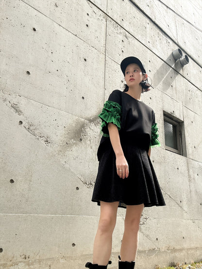 sleeve tulle cut and sew